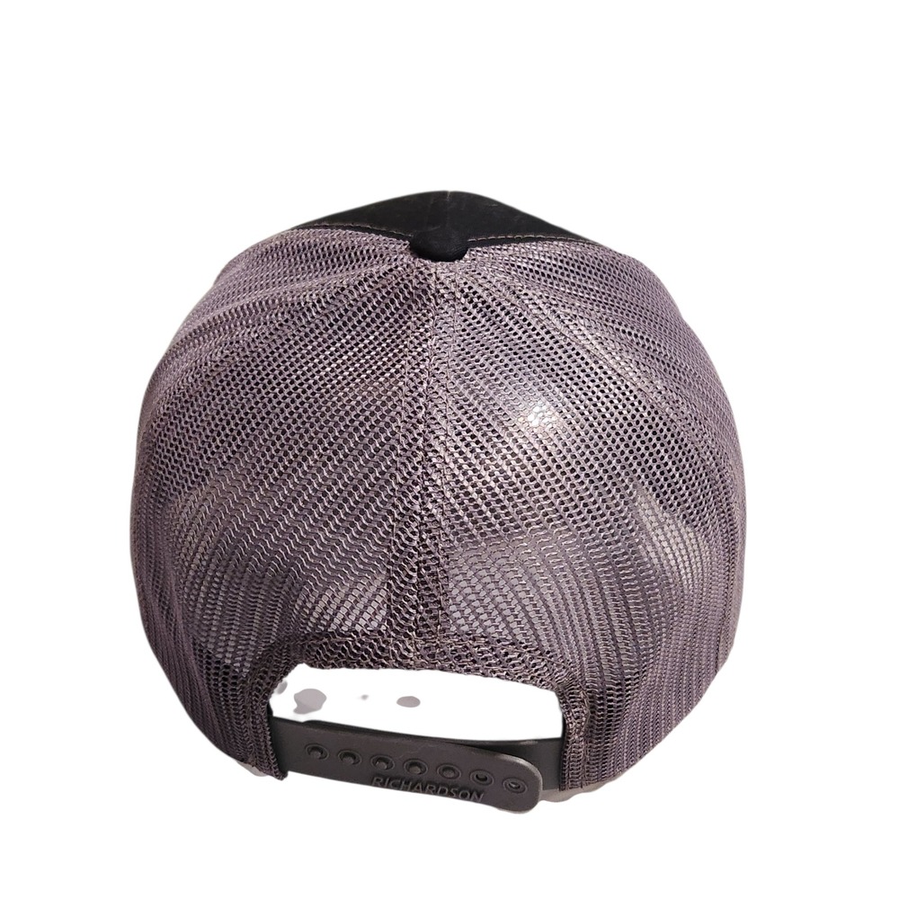 SW Brant Lake SD Embroidered Logo Mesh Back Trucker Hat Black Gray‎ Men - Picture 4 of 5